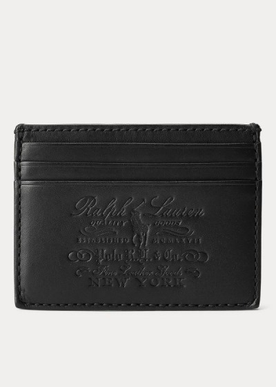 Men's Polo Ralph Lauren Heritage Full-Grain Card Holder | 460932LHC